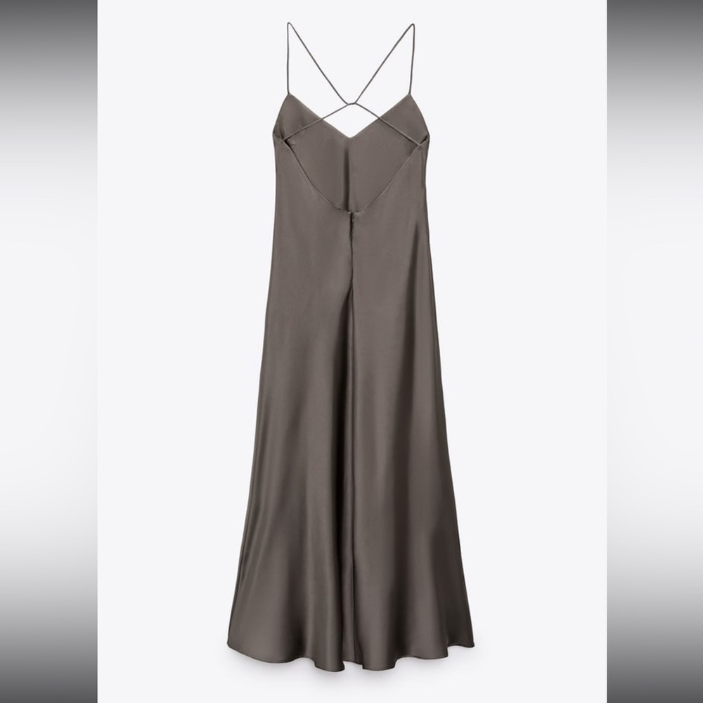 ZARA satin lingerie style dress - Picture 7 of 11